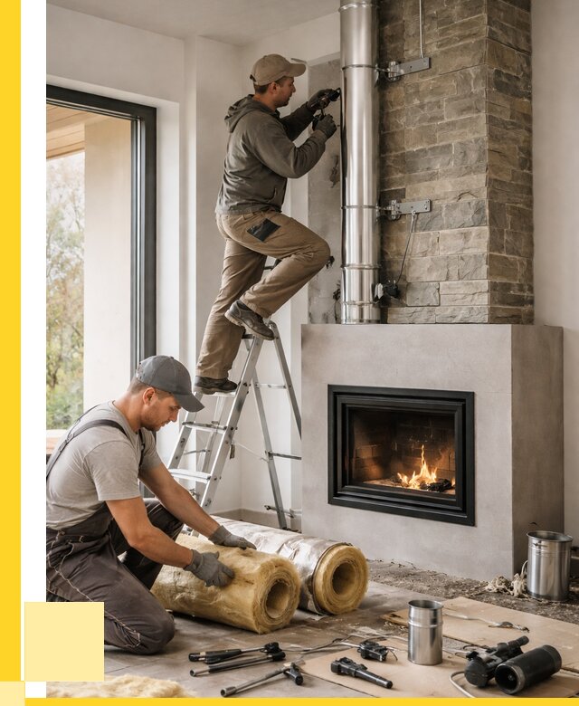 Монтаж дымоходов для каминов в Гудермесе от 15371 р. ЭриданГдр