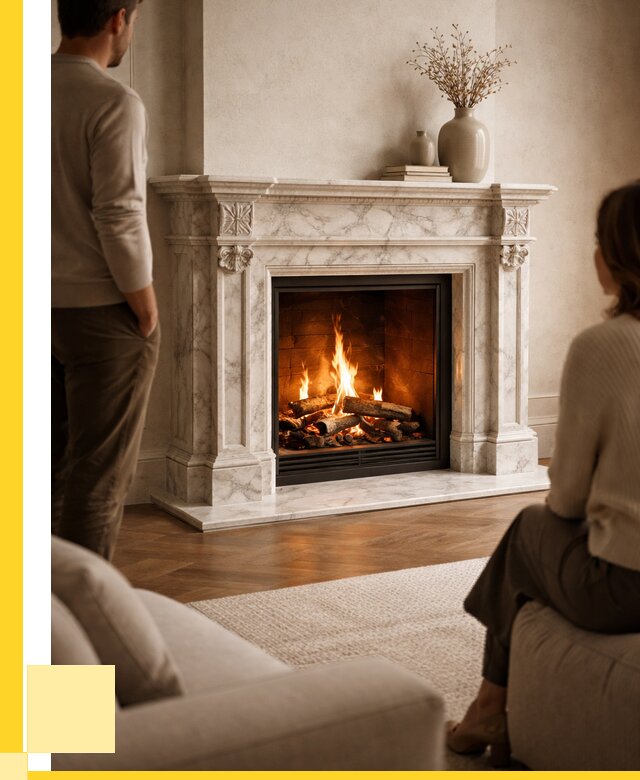 Мраморные камины под ключ в Гудермесе от 256175 р. | ЭриданГдр