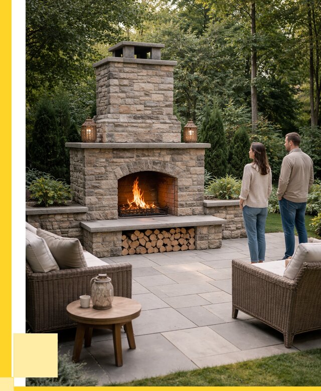 Уличные камины из кирпича в Гудермесе от 153705 р. | ЭриданГдр