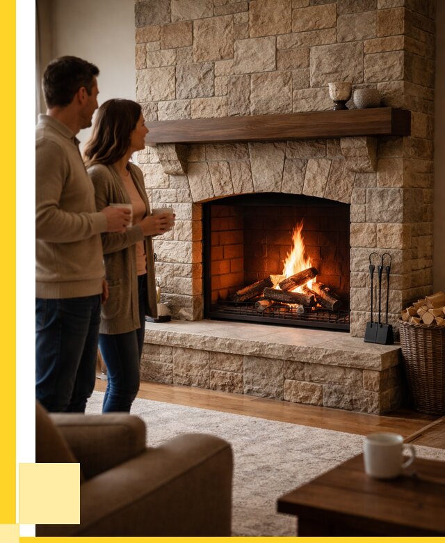 Каменные камины на заказ в Гудермесе от 184446 р. | ЭриданГдр