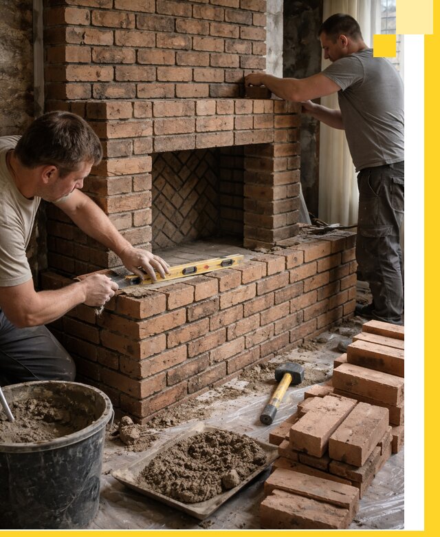 Изготовление и установка кирпичных каминов в Гудермесе