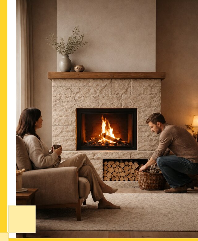 Камины для дома в Гудермесе под ключ от 153705 р. | ЭриданГдр