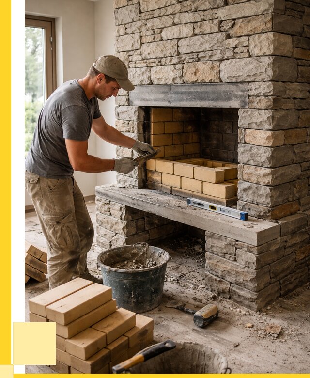 Кладка каминов и камина в Гудермесе от 25618 р. ЭриданГдр