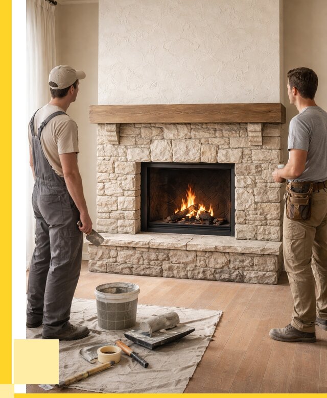 Отделка каминов в Гудермесе от 6661 р. под ключ | ЭриданГдр