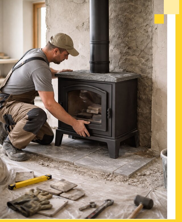 Профессиональный монтаж печей и каминов в Гудермесе под ключ