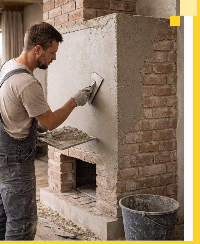 Отделка печей и облицовка каминов в Гудермесе под ключ