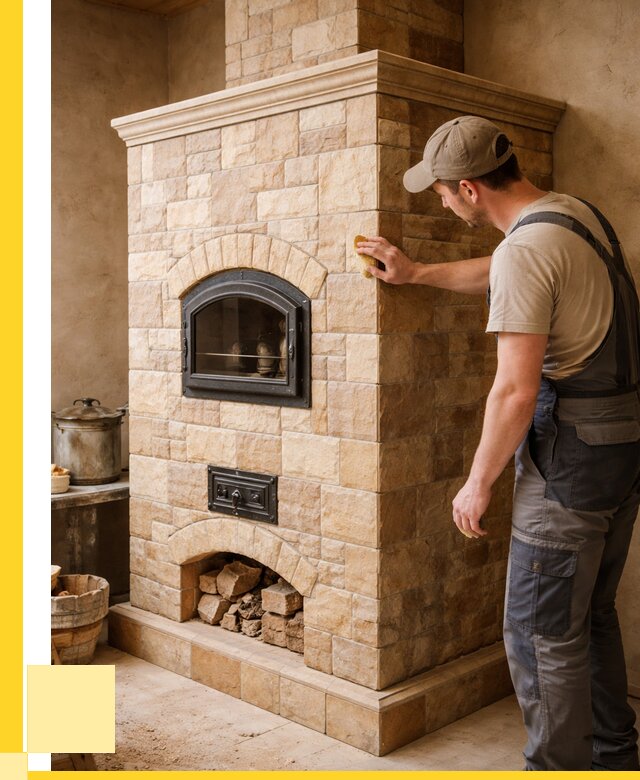 Облицовка печей в Гудермесе от 4611 р. под ключ | ЭриданГдр