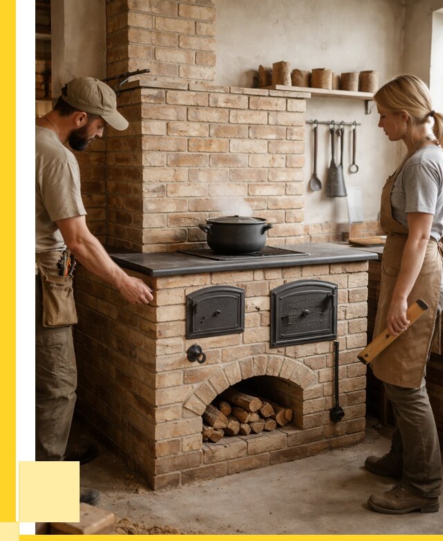 Варочно отопительные печи в Гудермесе от 92223 р. | ЭриданГдр