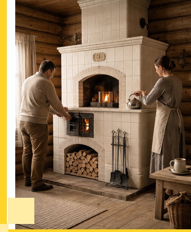 Русские печи в Гудермесе: установка от 153705 р. ЭриданГдр