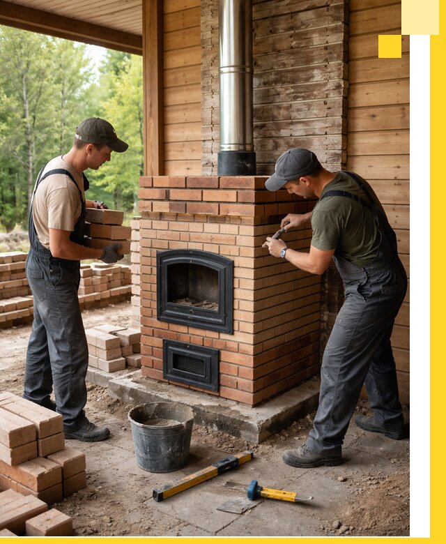 Производство и установка дачных печей под ключ в Гудермесе
