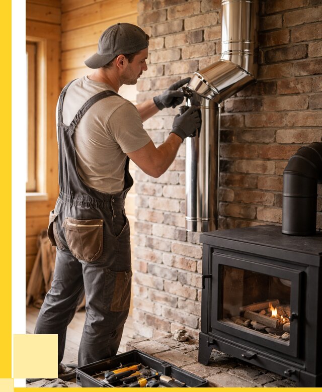 Монтаж дымоходов для печей в Гудермесе от 7685 р. | ЭриданГдр