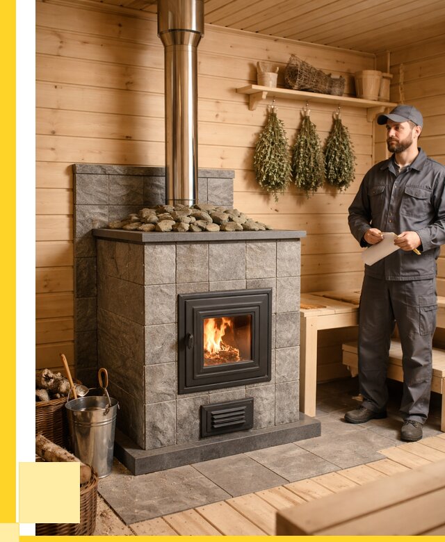 Печи для бани под ключ в Гудермесе от 122964 р. | ЭриданГдр