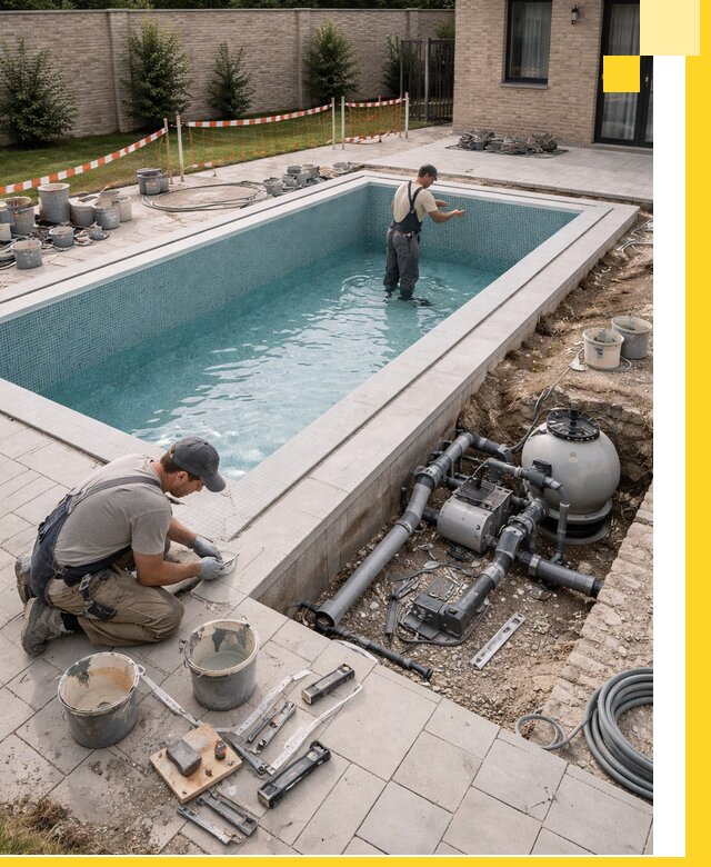 Строительство бассейнов под ключ в Гудермесе: проекты и монтаж