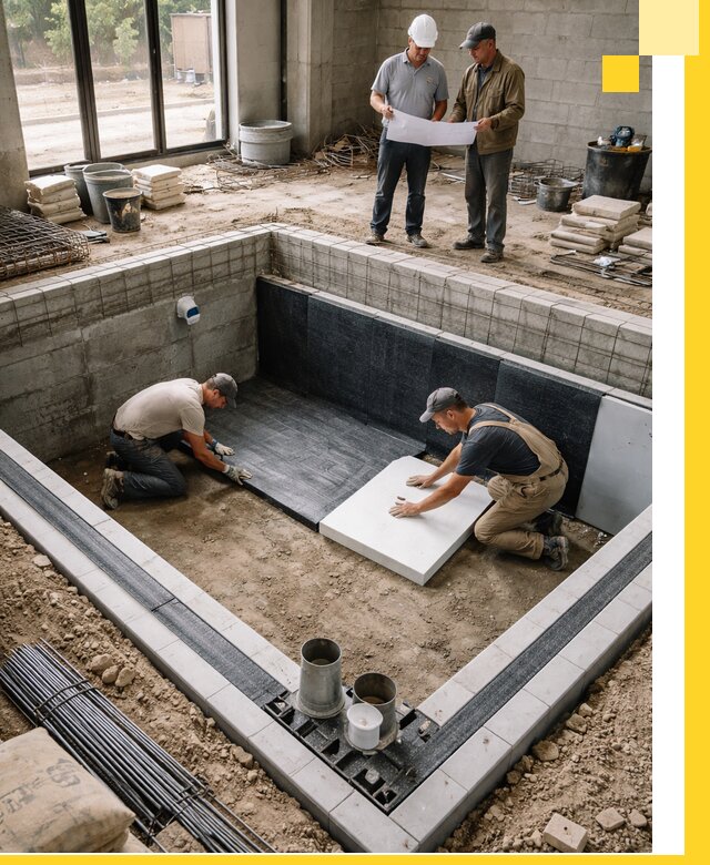 Проекты частных и общественных бассейнов под ключ в Гудермесе