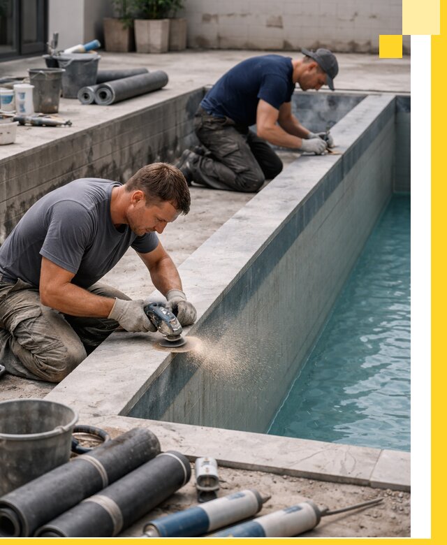 Профессиональный ремонт бассейнов под ключ в Гудермесе