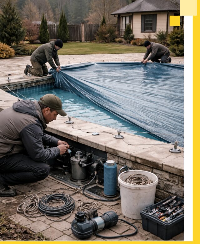 Консервация бассейнов в Гудермесе: подготовка к длительному хранению