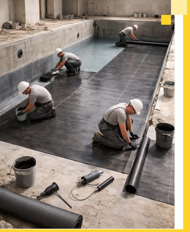 Профессиональная гидроизоляция бассейнов и чаш в Гудермесе под ключ