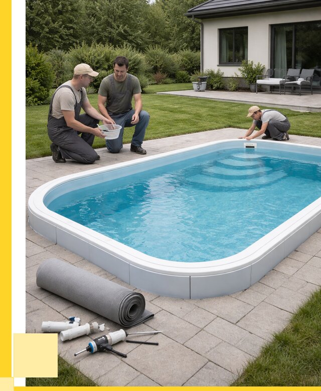 Пластиковый бассейн купить в Гудермесе от 256175 р., ЭриданГдр