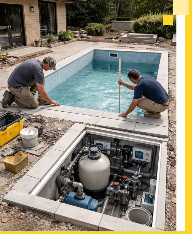 Строительство качественных домашних бассейнов под ключ в Гудермесе