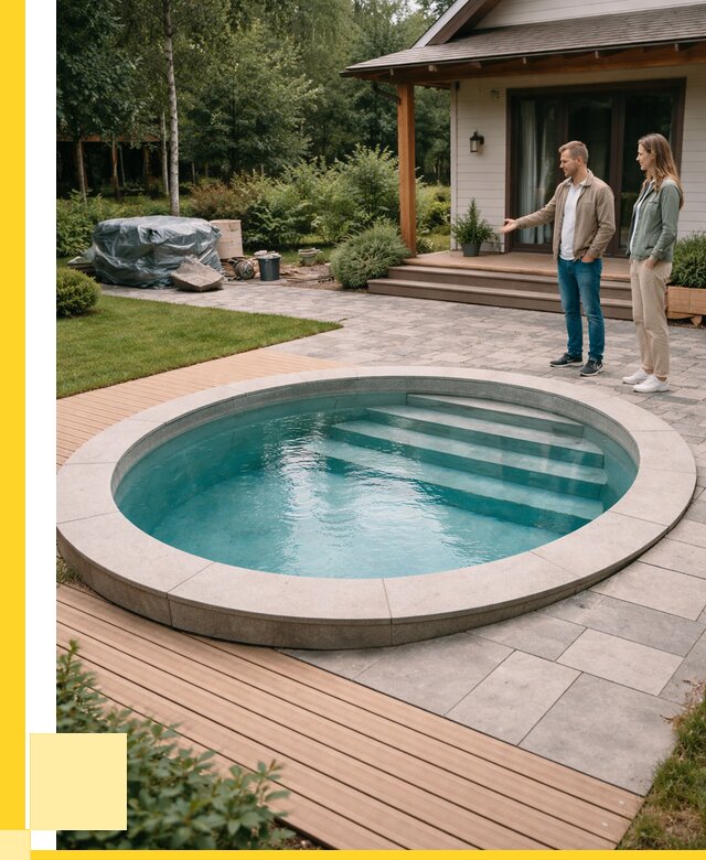 Бассейн на даче под ключ в Гудермесе от 204940 р., ЭриданГдр