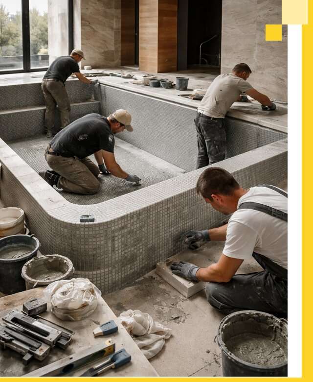 Строительство и установка СПА бассейнов под ключ в Гудермесе