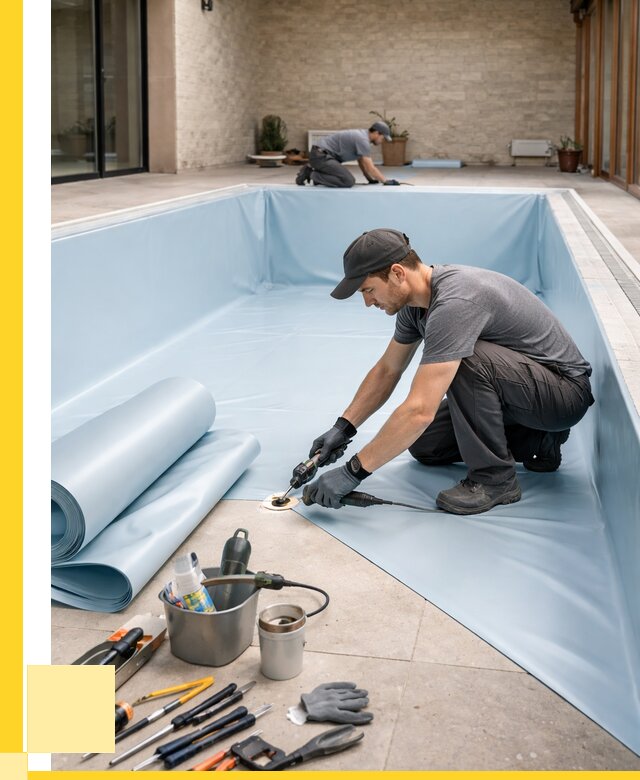 Пленка ПВХ для бассейнов в Гудермесе от 2562 р. | ЭриданГдр