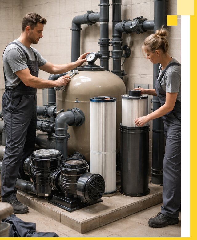 Фильтры и системы фильтрации для бассейнов в Гудермесе