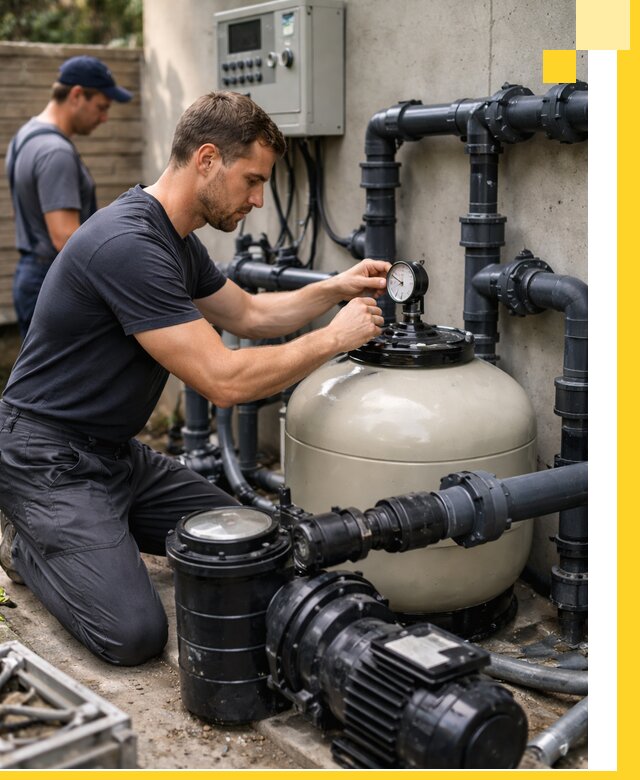 Поставка и монтаж фильтровального оборудования для бассейнов в Гудермесе