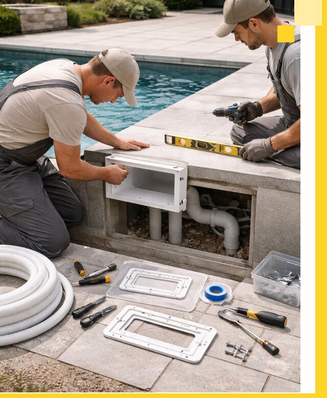 Поставка и установка скиммеров для бассейнов в Гудермесе