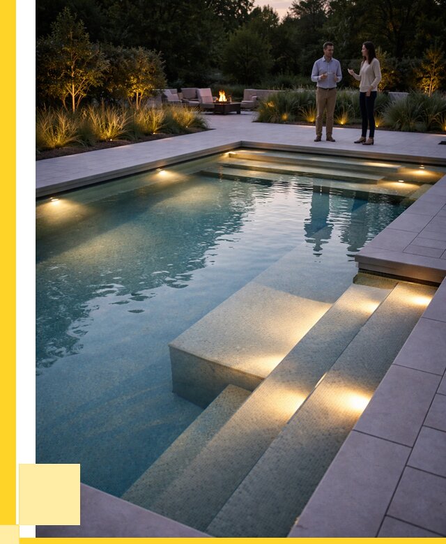 Освещение бассейнов в Гудермесе под ключ от 25618 р. | ЭриданГдр