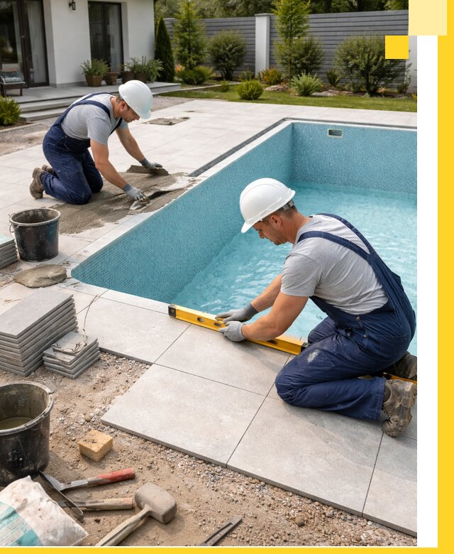 Строительство и монтаж плавательных бассейнов под ключ в Гудермесе