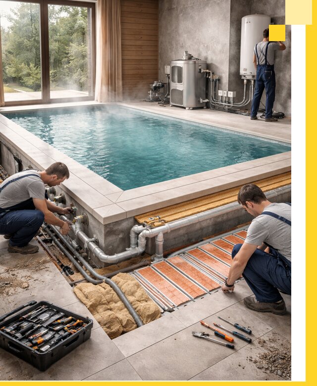 Проектирование и строительство тёплых бассейнов в Гудермесе