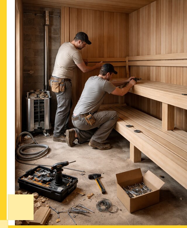 Монтаж саун под ключ в Гудермесе от 122964 р. | ЭриданГдр