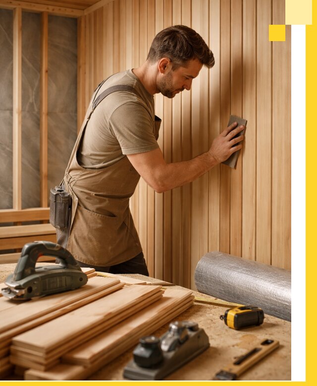 Профессиональная отделка саун и парных под ключ в Гудермесе