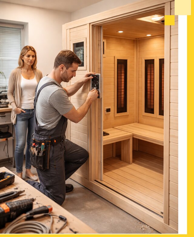 Инфракрасные сауны под ключ в Гудермесе продажа и установка