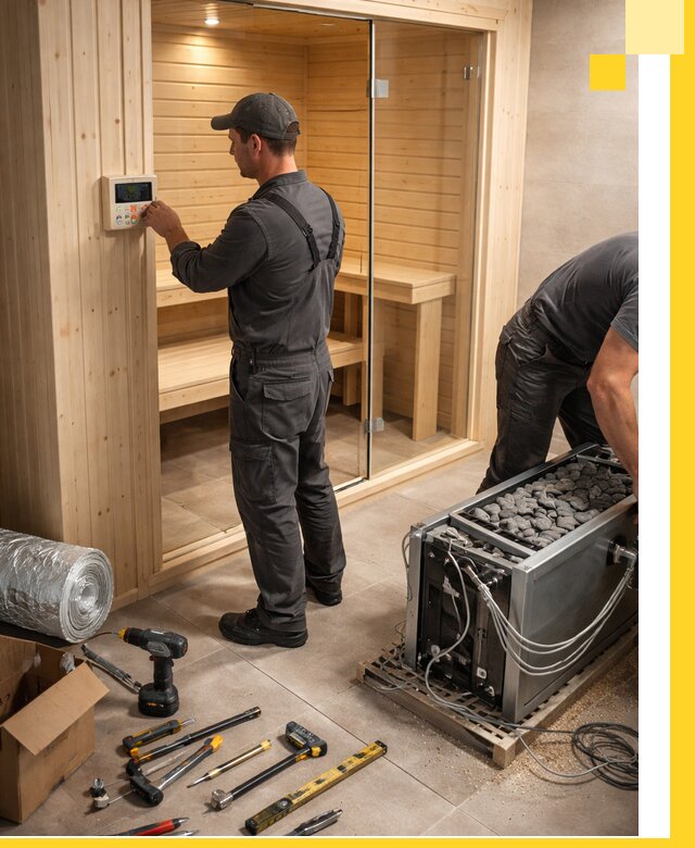 Поставка, установка и монтаж электрических саун в Гудермесе