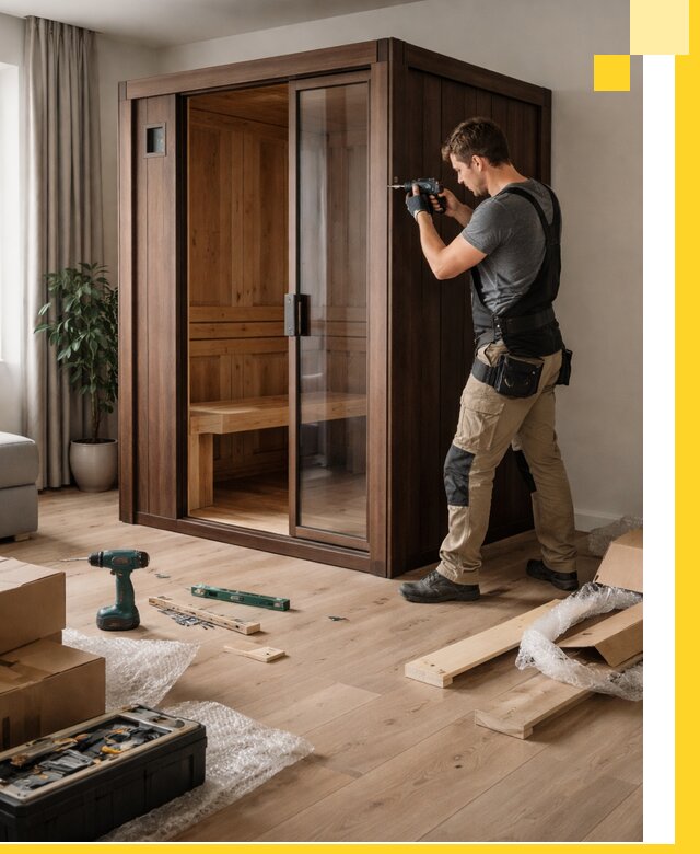 Установка и производство мини саун под ключ в Гудермесе