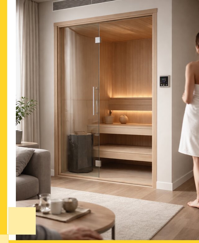 Сауна в квартире под ключ в Гудермесе от 122964 р. ЭриданГдр