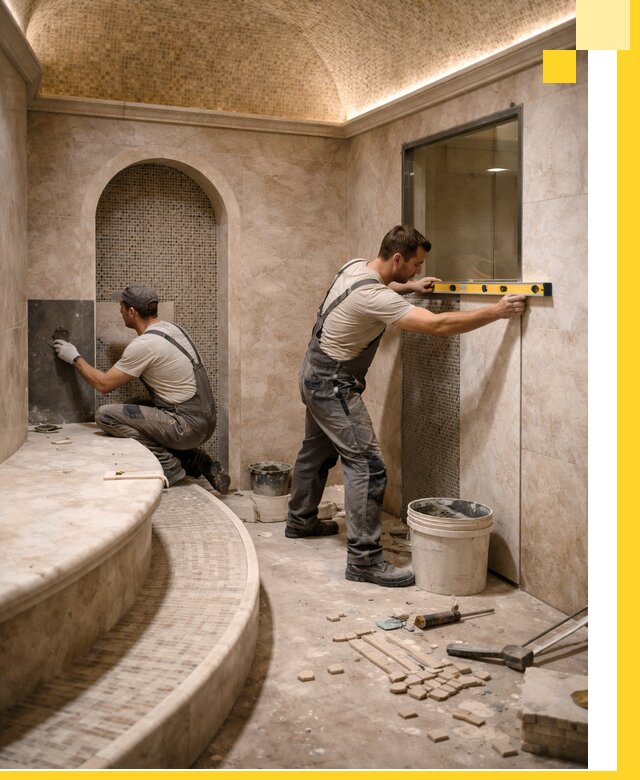 Проектирование и строительство саун с хамамом под ключ в Гудермесе