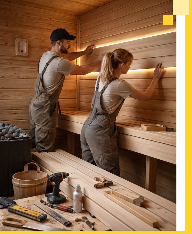 Дизайн саун и бань под ключ с индивидуальным проектом в Гудермесе