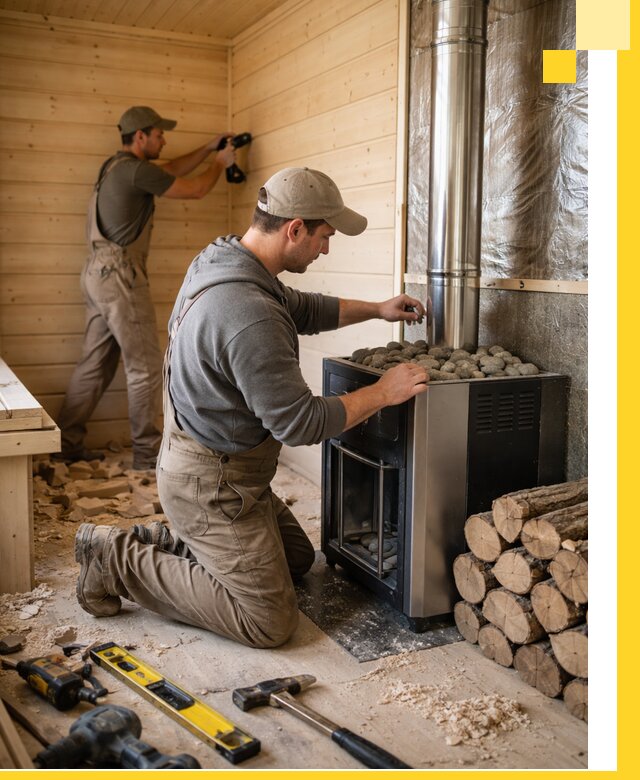 Строительство деревянных бань под ключ в Гудермесе проекты и монтаж