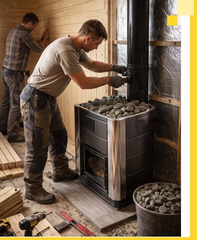 Проектирование и строительство парилок для бани в Гудермесе под ключ