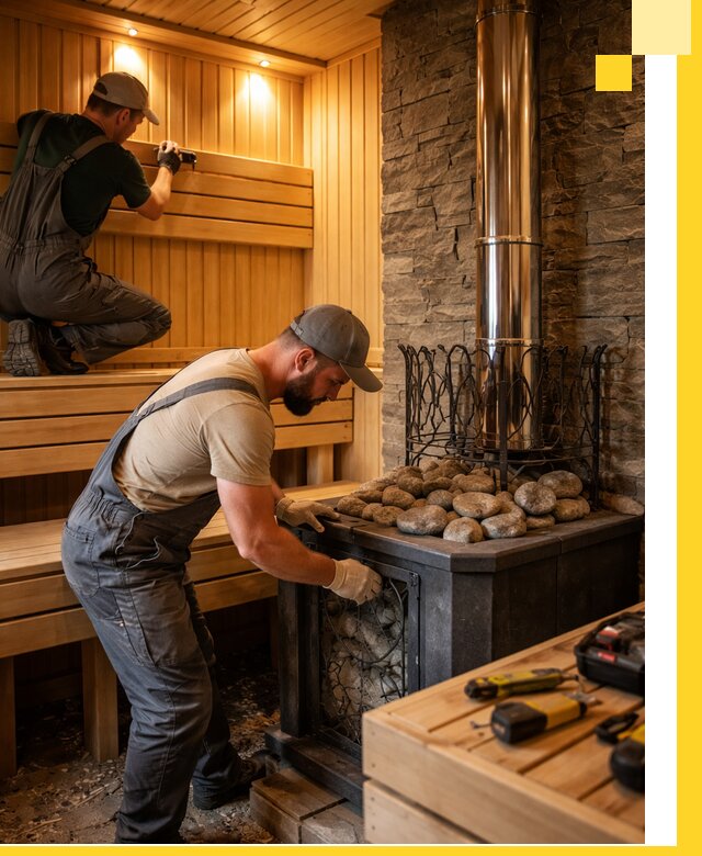 Комплексный дизайн бань, саун и зон отдыха в Гудермесе