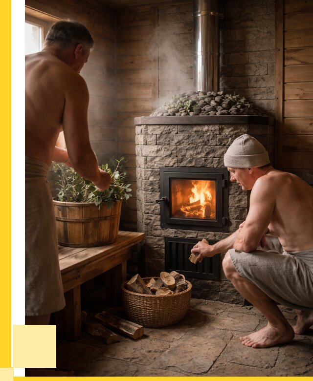 Банные печи под ключ в Гудермесе от 46112 р. | ЭриданГдр кирпичная