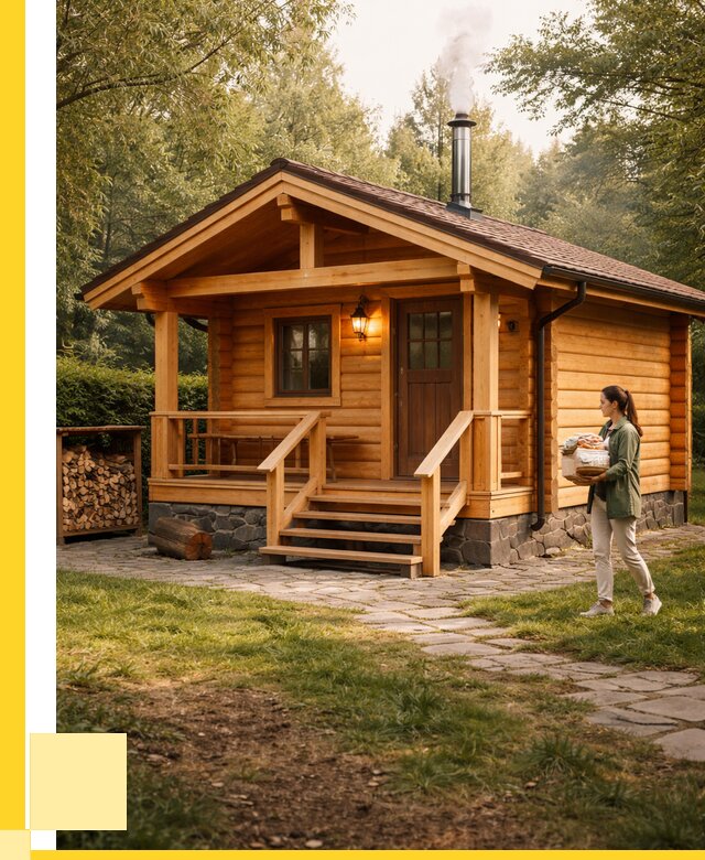 Купить баню под ключ в Гудермесе от 666055 р. | ЭриданГдр