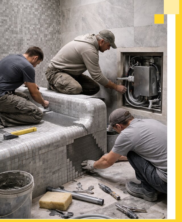 Проекты хамамов под ключ в Гудермесе и дизайн и строительство