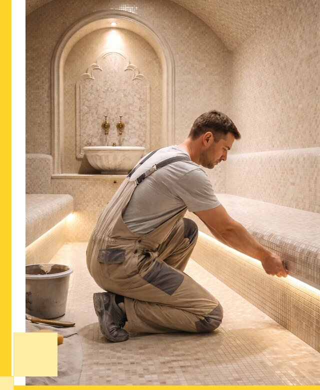 Отделка хамамов под ключ в Гудермесе от 5636 р. | ЭриданГдр