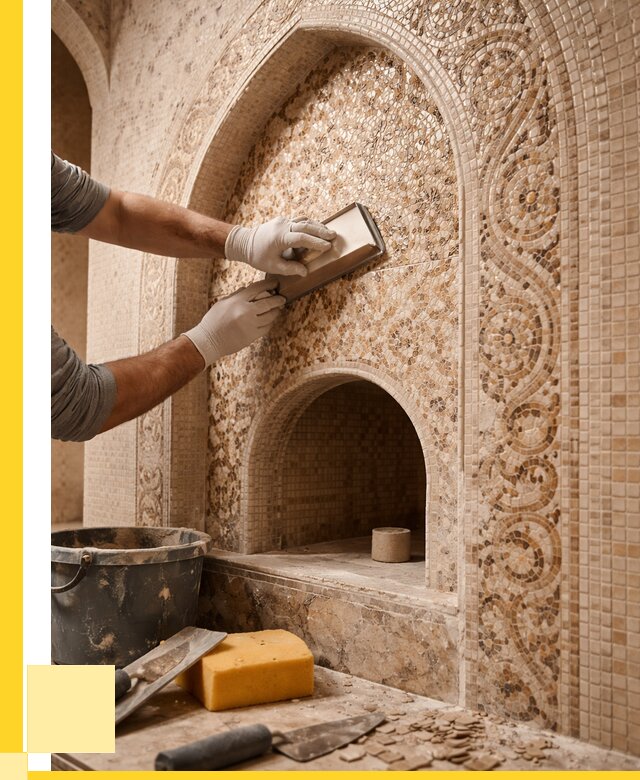 Мозаика для хамама в Гудермесе под ключ от 5124 р. | ЭриданГдр