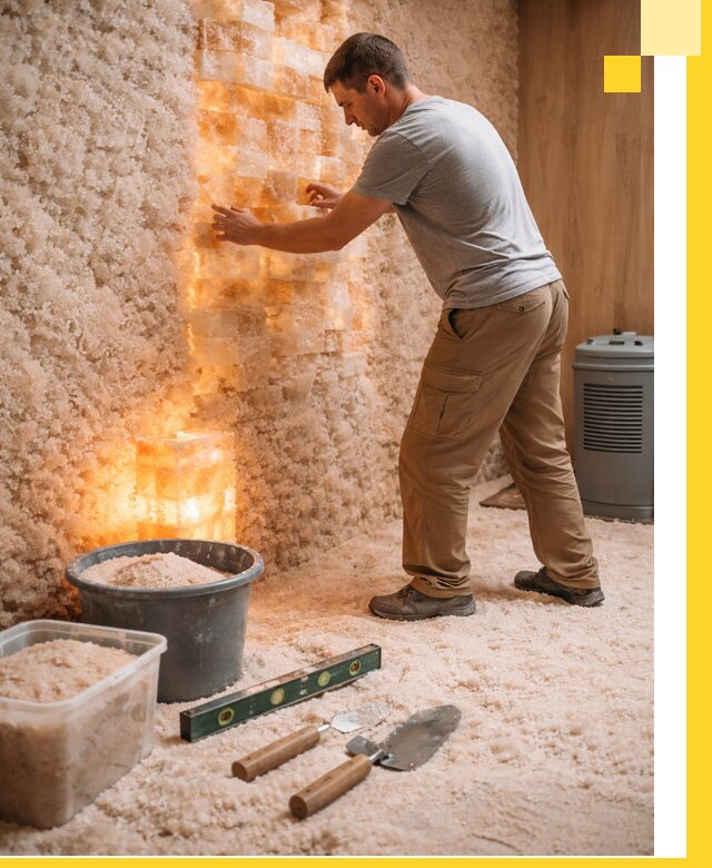 Проектирование и монтаж соляных комнат в Гудермесе под ключ